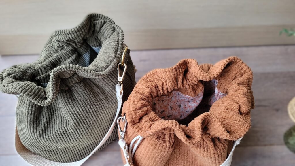 Sac seau / pochon à réaliser en atelier couture Sab&Co