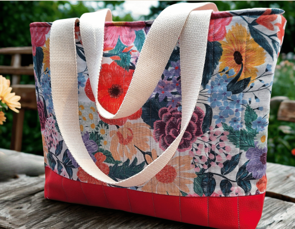 sac cabas zippé à réaliser en atelier couture Sab&Co