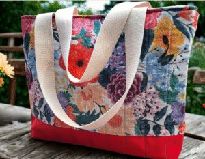 sac cabas zippé à réaliser en atelier couture Sab&Co