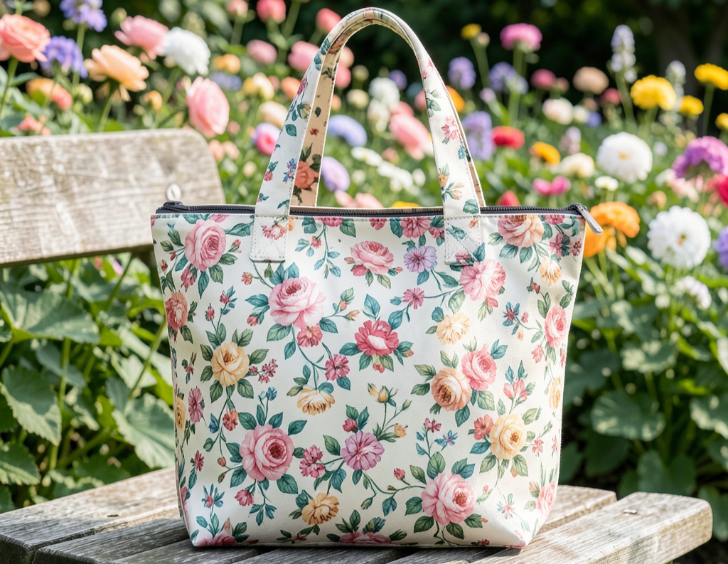 sac cabas zippé à réaliser en atelier couture Sab&Co