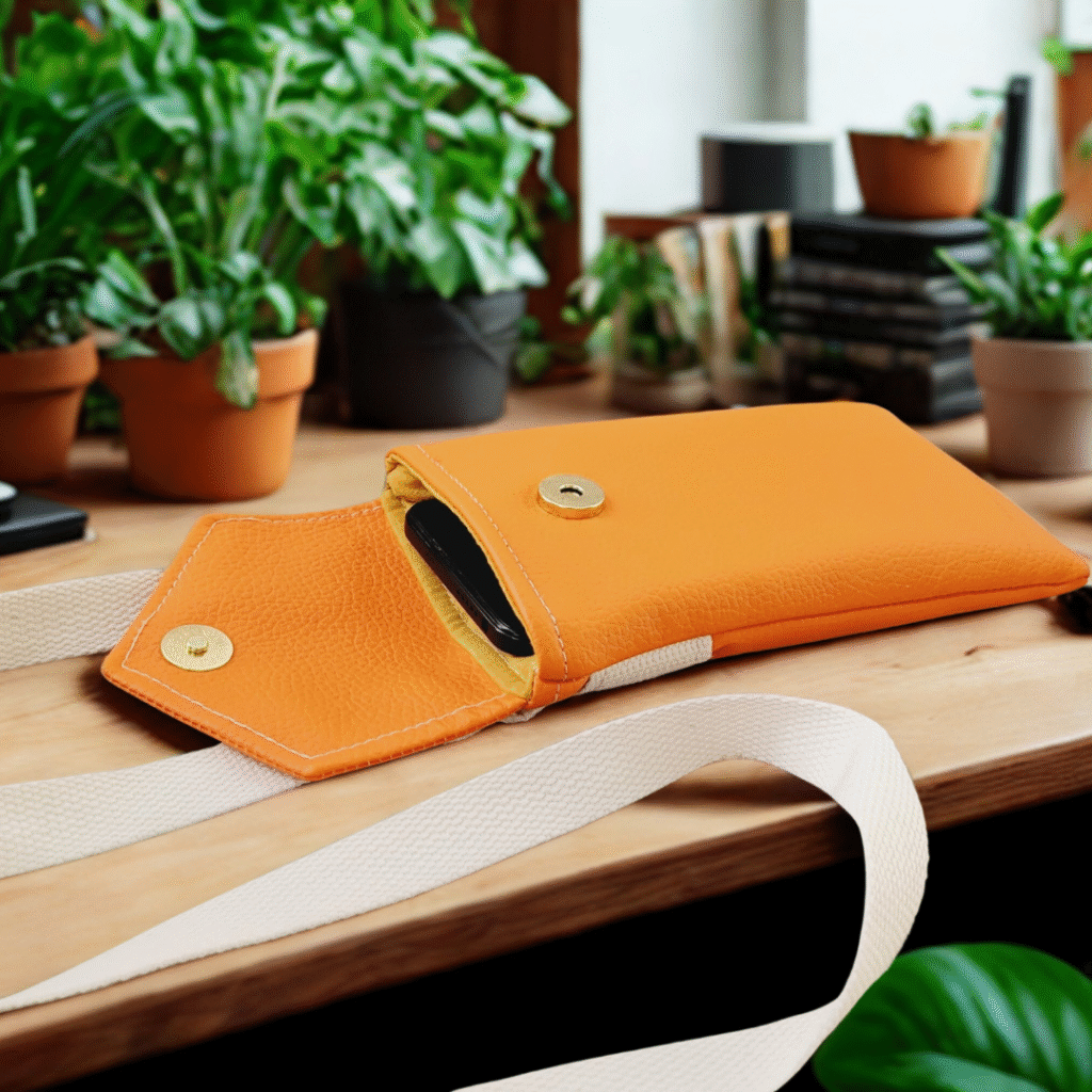 Pochette pour téléphone à réaliser en atelier couture Sab&Co