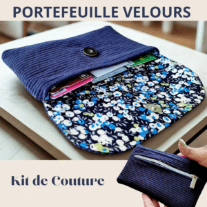 Kit de couture porte feuille porte monnaie SabetCo