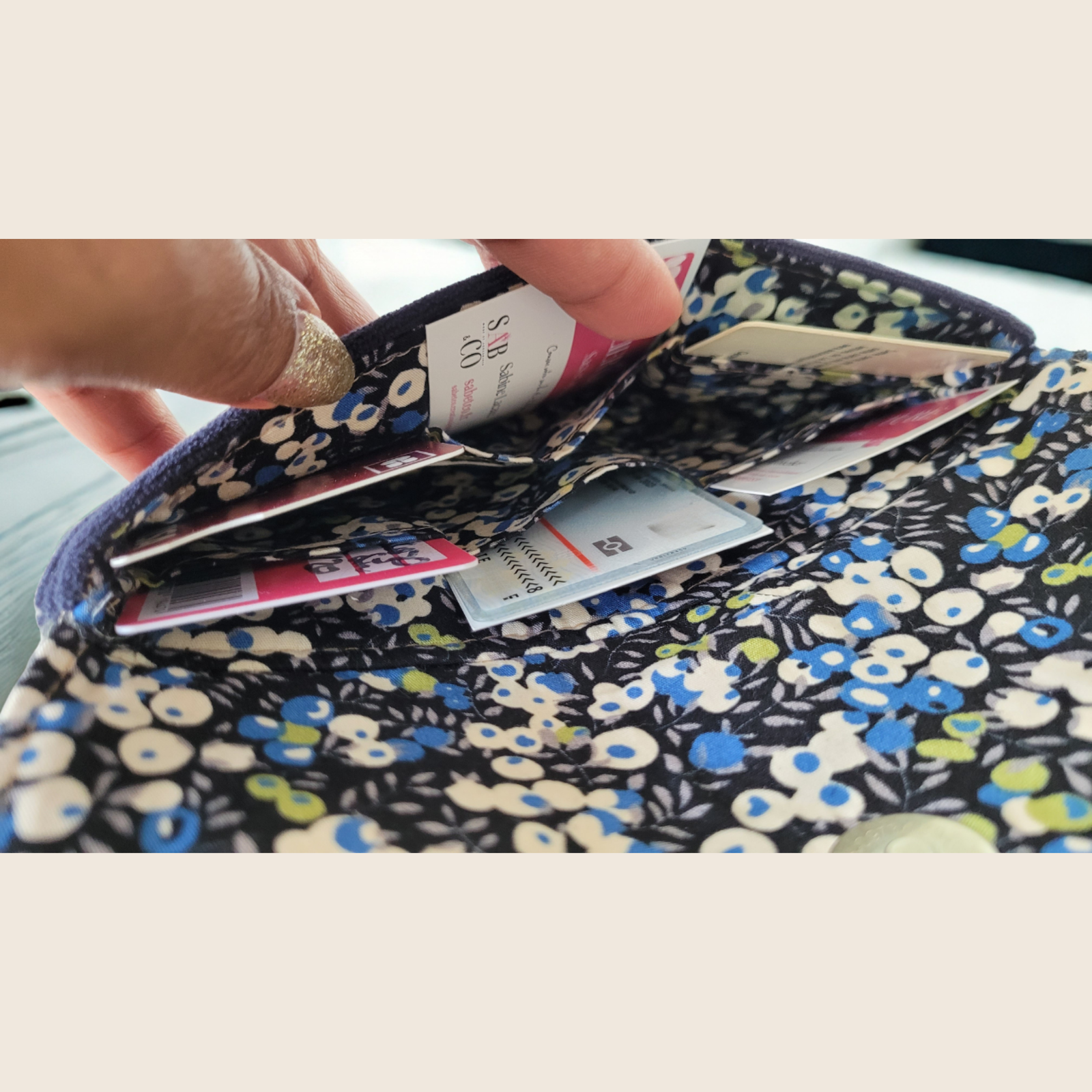 Kit de couture porte feuille porte monnaie SabetCo