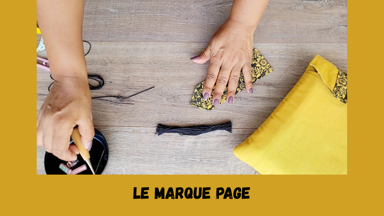 Kit couture Pochette à livre Louise et marque-page – Image 11