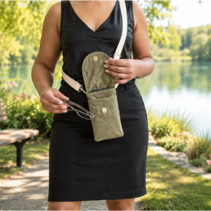Kit couture sac téléphone Oriane en velours côtelé SABETCO