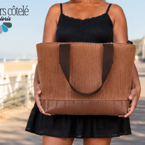 Kit couture cabas velours cameL SABETCO